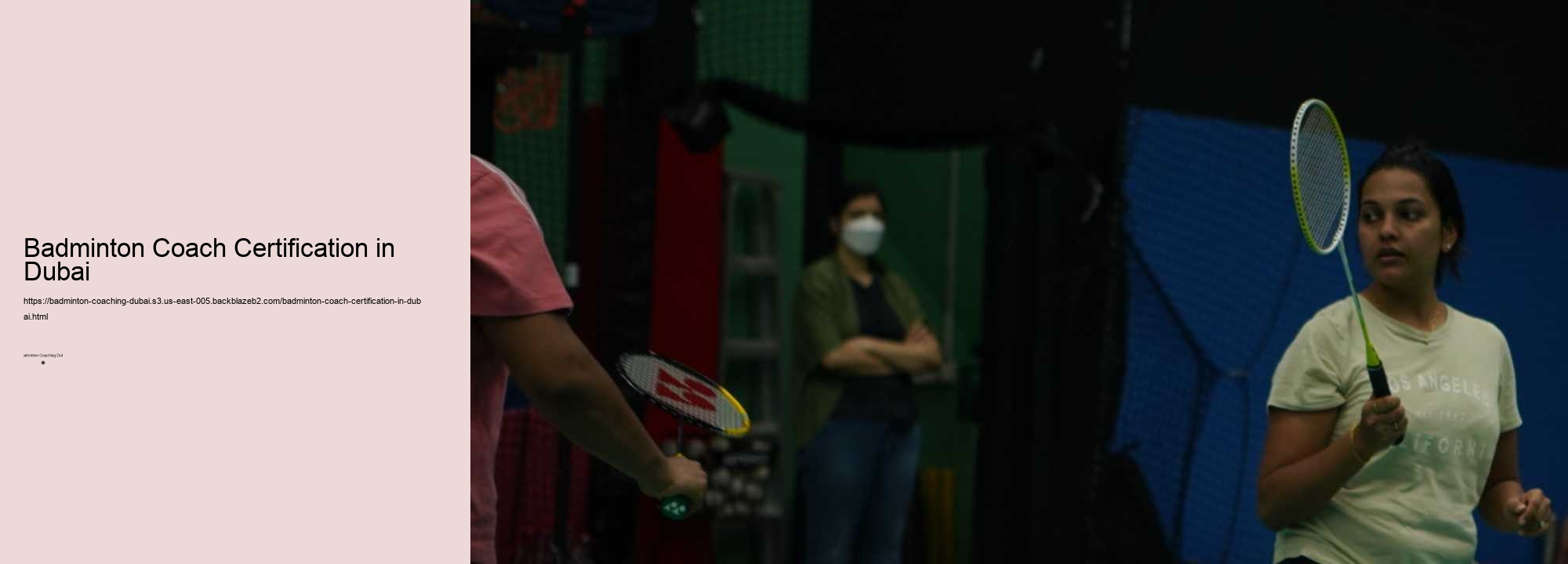 Understanding the Techniques and Strategies Taught in a Badminton Coaching Session in Dubai 