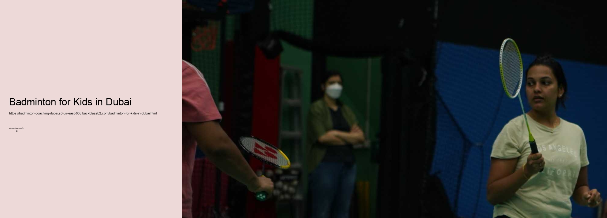 Understanding the Techniques and Strategies Taught in a Badminton Coaching Session in Dubai 