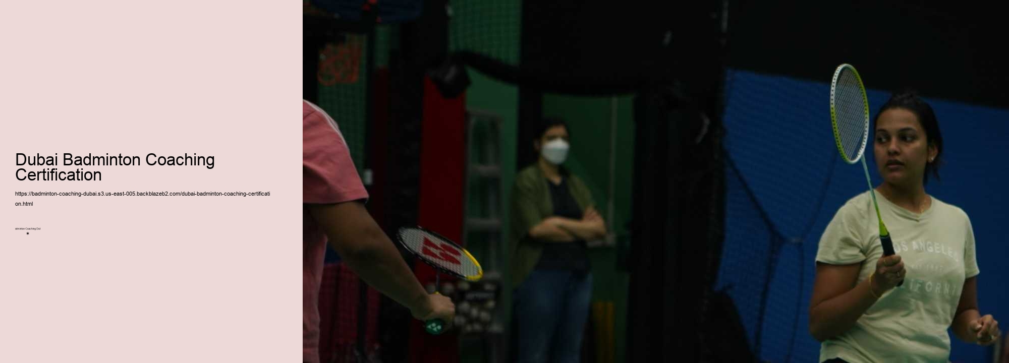 Understanding the Techniques and Strategies Taught in a Badminton Coaching Session in Dubai 