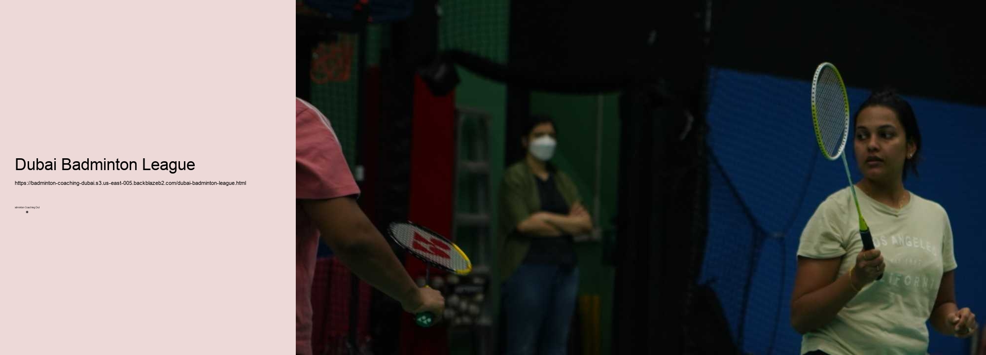 Understanding the Techniques and Strategies Taught in a Badminton Coaching Session in Dubai 